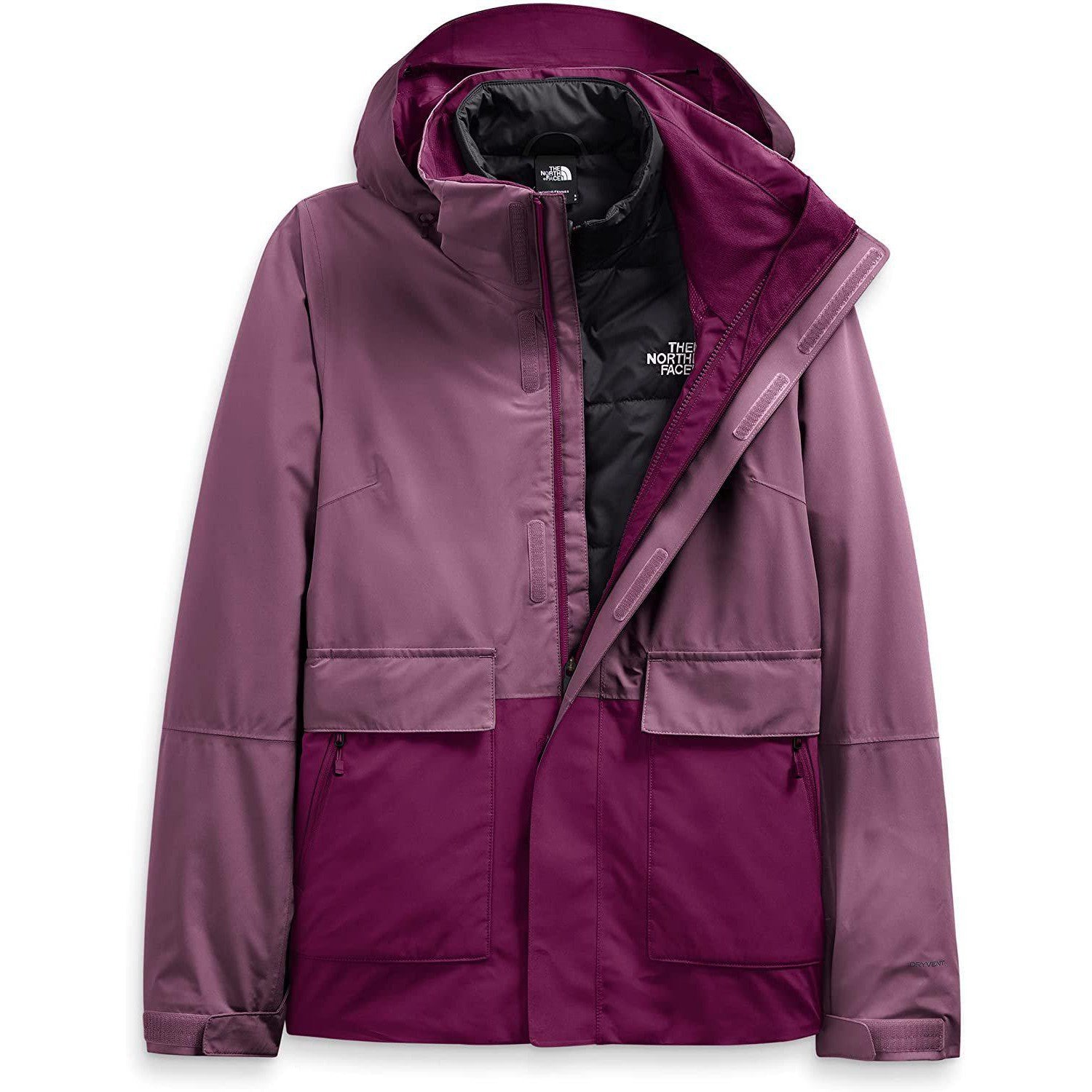 The North Face Women's Garner Triclimate Insulated Hooded Ski Jacket