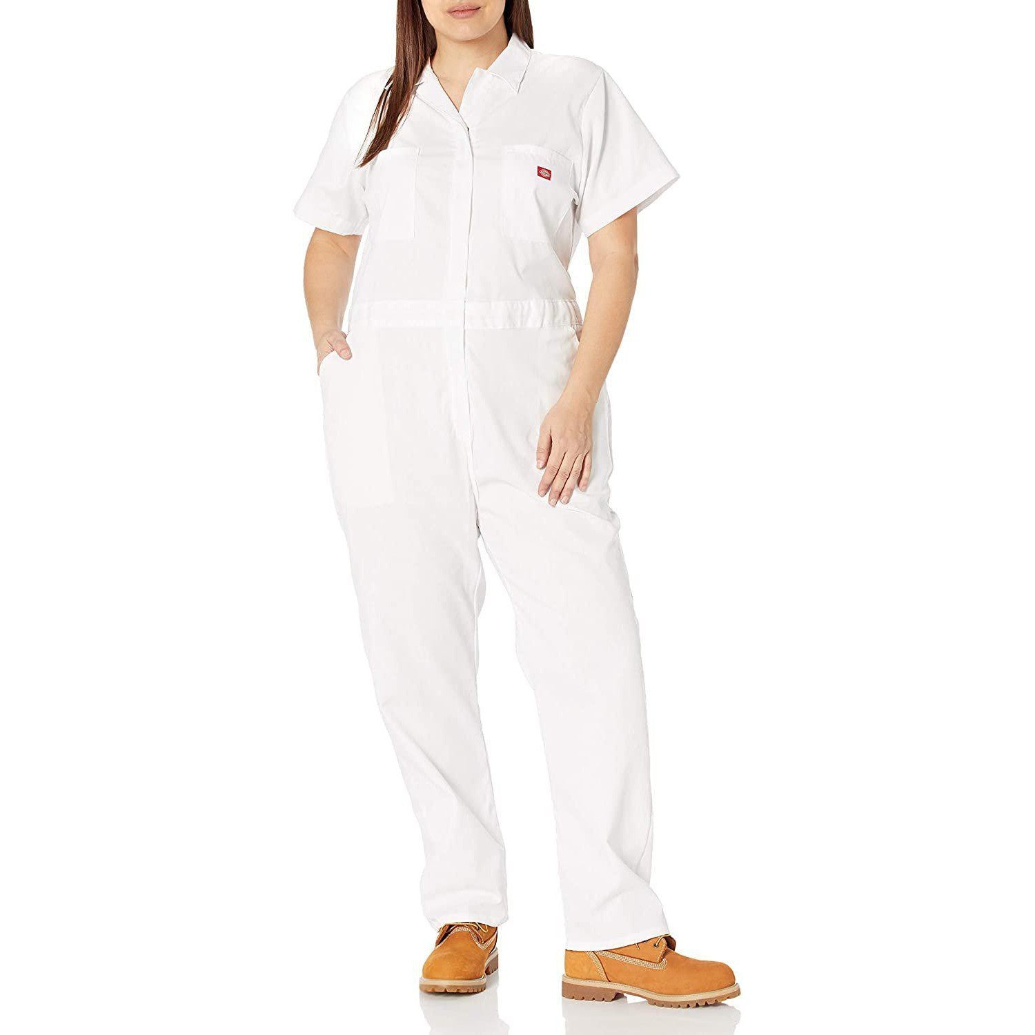 Dickies Women's Plus Size Flex Short Sleeve Coverall