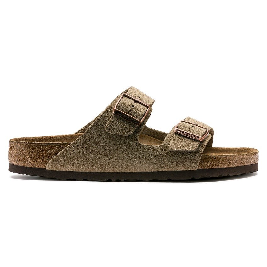 Birkenstock Women's Arizona Soft Footbed Suede Leather Sandal