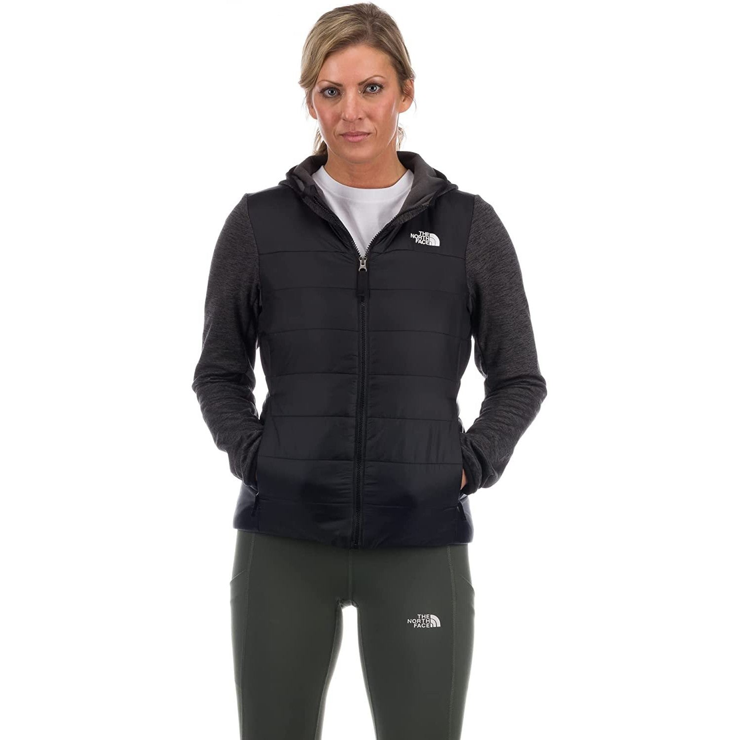 The North Face Women's Flare Hybrid Full Zip Hoodie