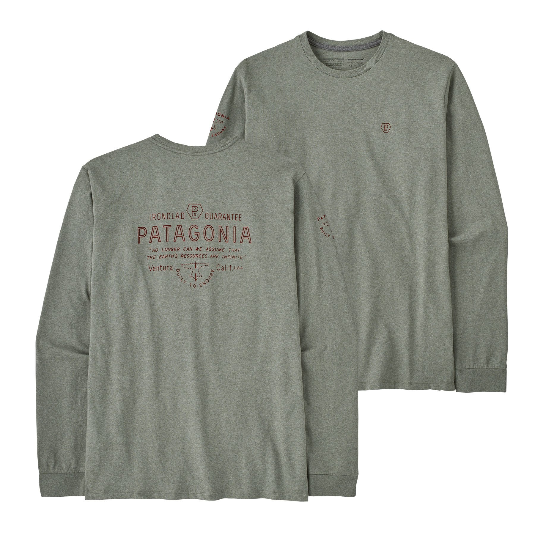 Patagonia Men's Long-Sleeved Forge Mark Responsibili-Tee®