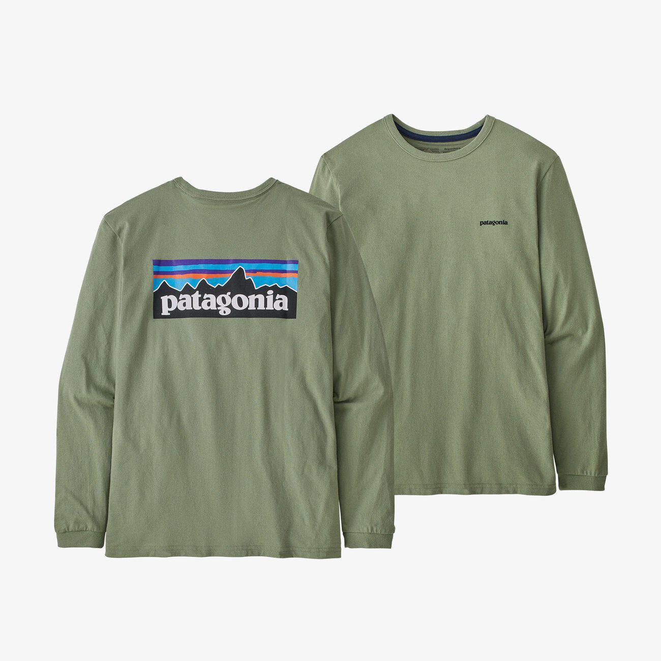 Patagonia Women's L/S P-6 Logo Responsibili-Tee