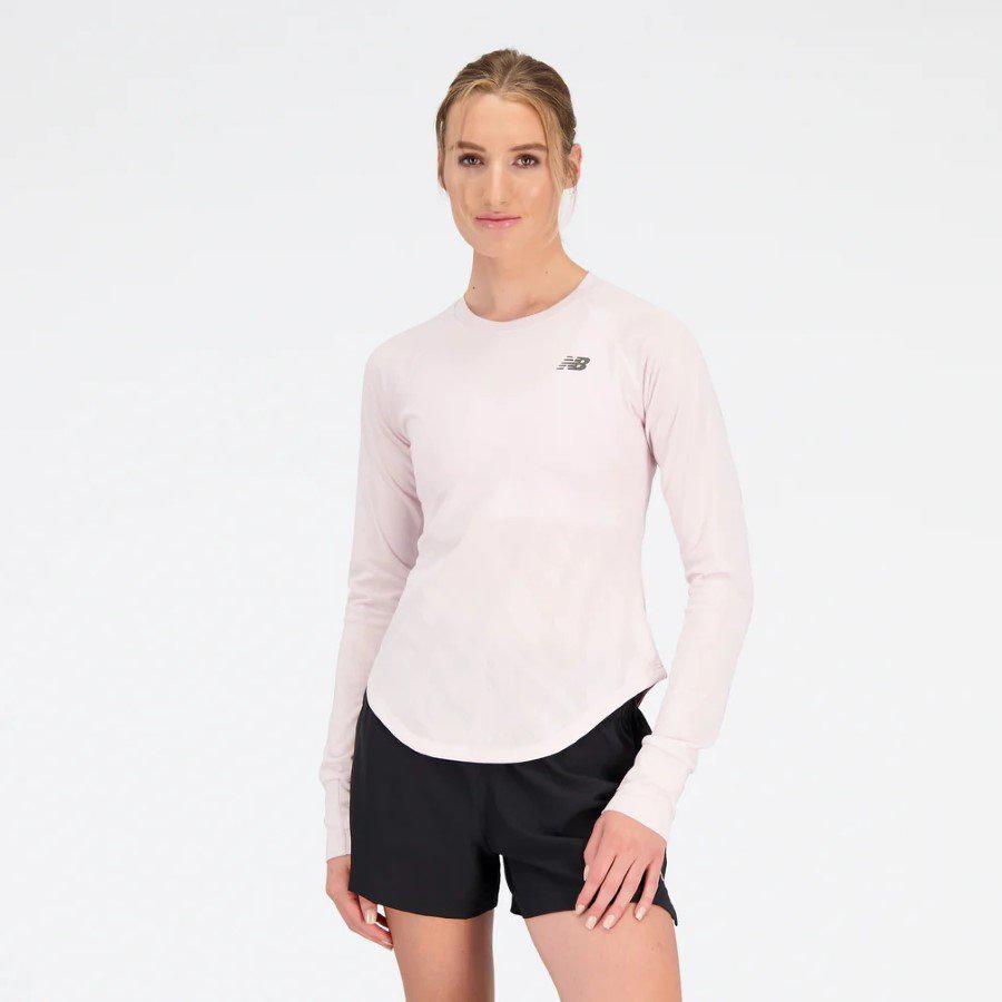 New Balance Women's Q Speed Jacquard Long Sleeve Tee