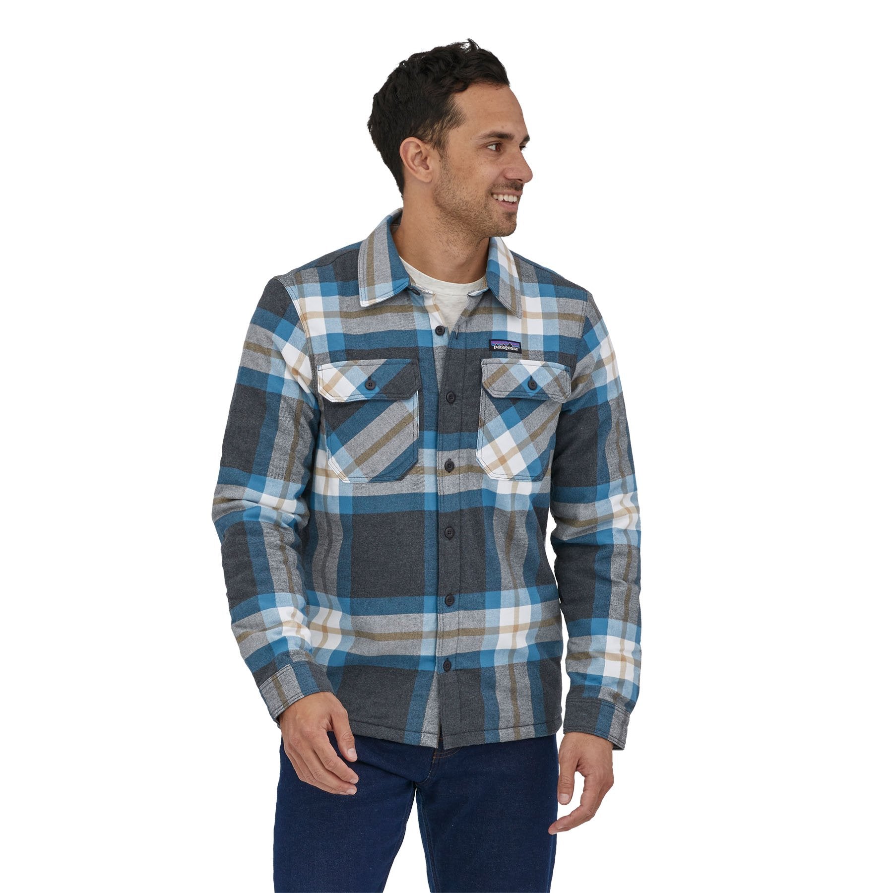 Patagonia Men's Insulated Organic Cotton Midweight Fjord Flannel Shirt