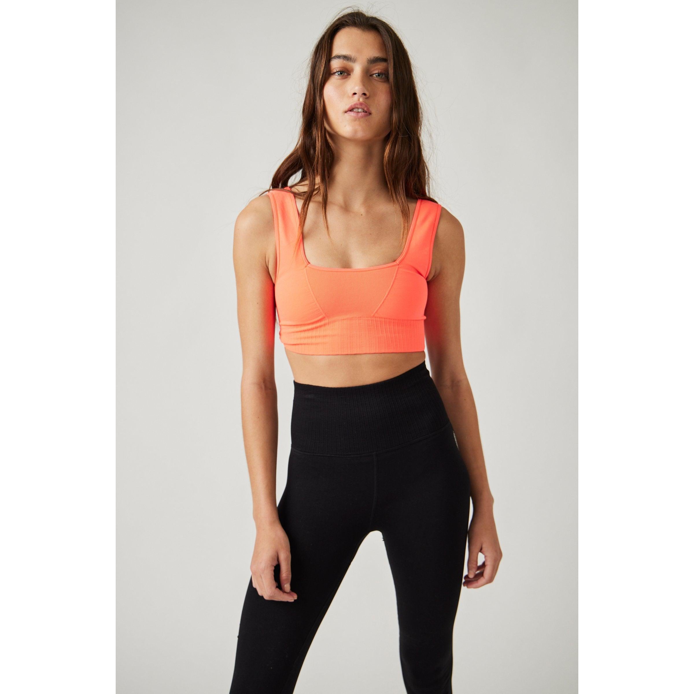 Free People Movement Women's Good Karma Square Neck Bra