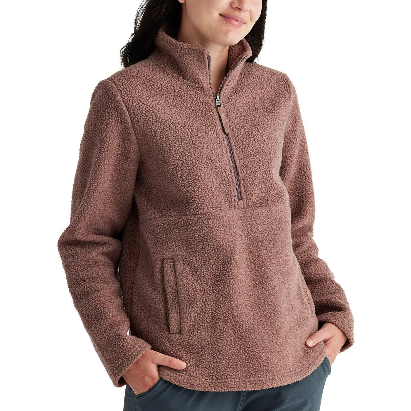 Free Fly Women's Bamboo Sherpa Fleece Half Zip