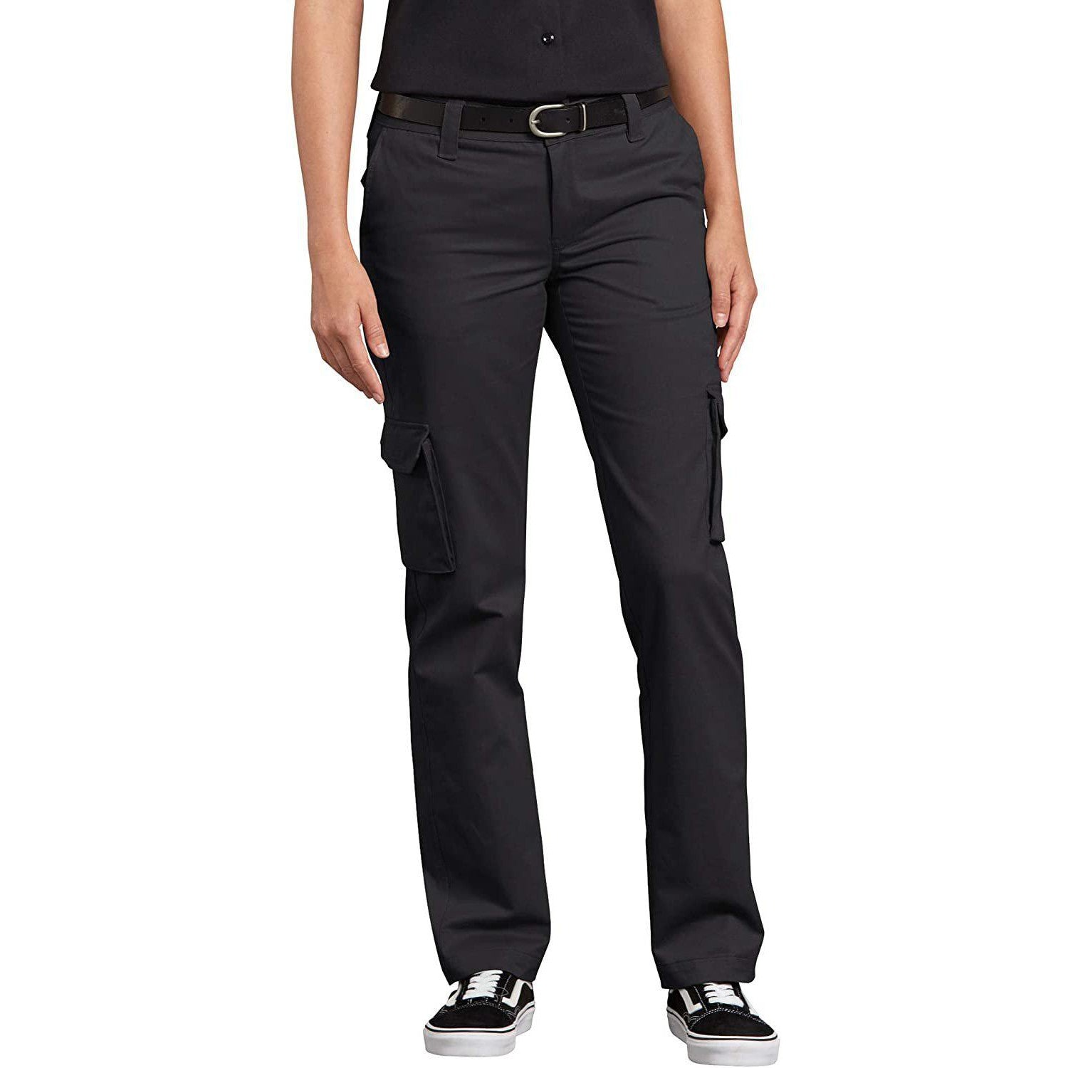 Dickies Women's Relaxed Fit Straight Leg Cargo Pant