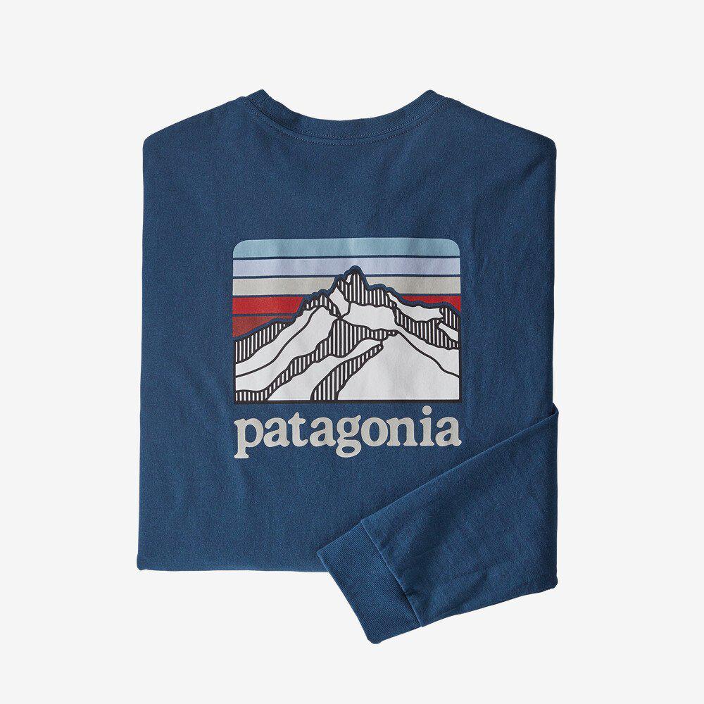 Patagonia Men's L/S Line Logo Ridge Responsibili-Tee